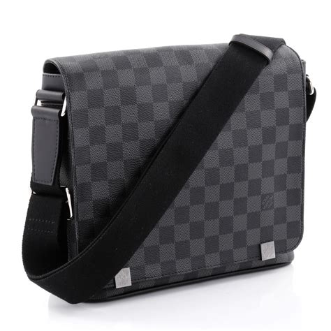 louis vuitton men's damier graphite messenger bag